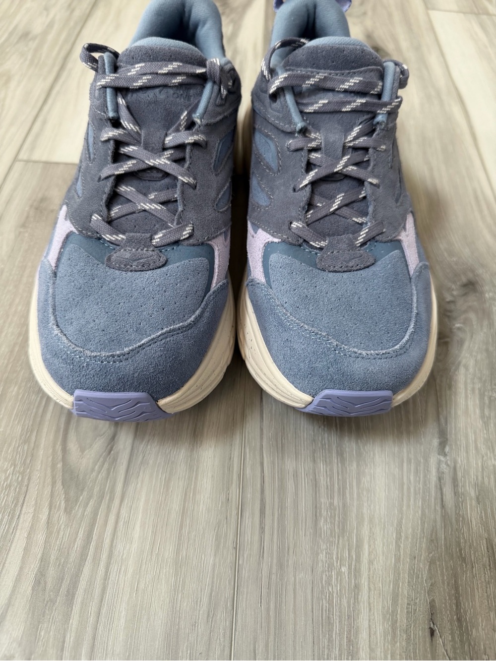 HOKA x FP Movement Clifton L Suede Sneakers OCN Blue Purple W 8.5 EU 40⅔ - Picture 3 of 10